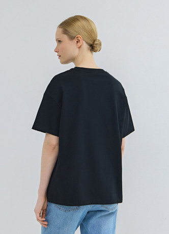 Футболка с цветочным принтом