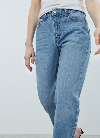 Укороченные прямые джинсы Straight