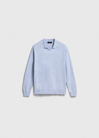 Поло с длинным рукавом