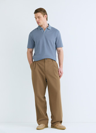 Поло из шелковистого пике