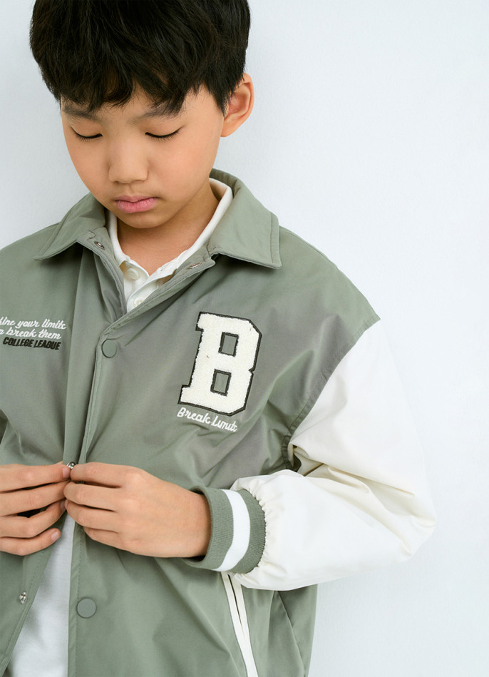 Утеплённый бомбер для мальчиков