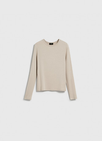 Лонгслив с содержанием модала и шёлка