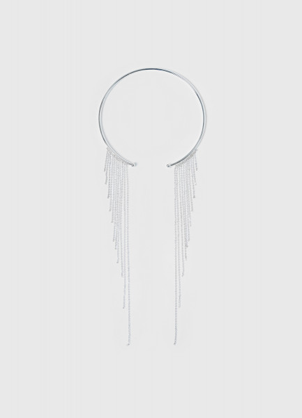 Ожерелье с цепочками, Серебряный