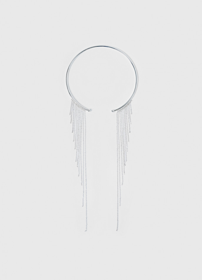 Ожерелье с цепочками