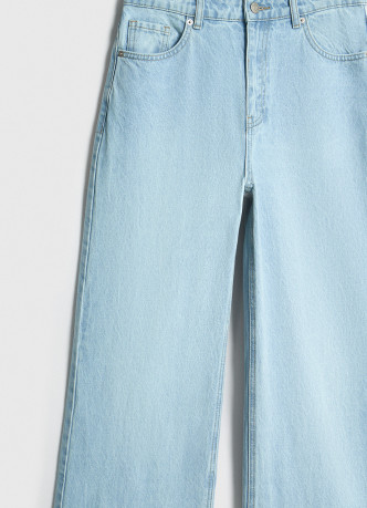 Джинсы Wide leg с высокой посадкой