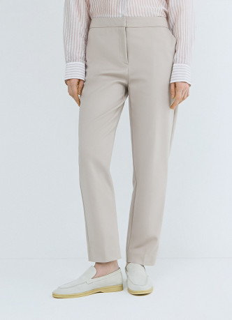 Зауженные прямые брюки