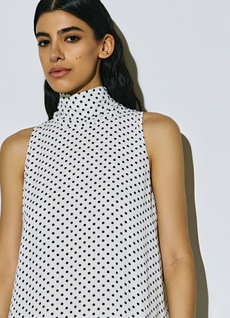 Шифоновое принтованное платье