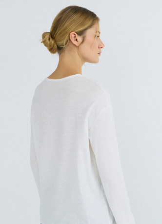 Лонгслив из структурной ткани