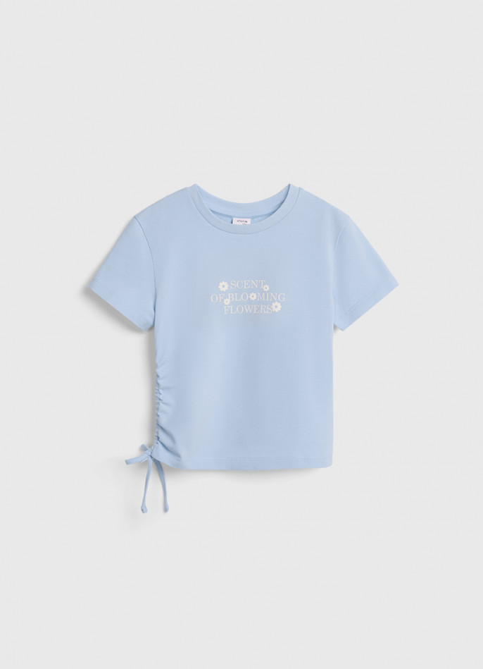 Футболка с кулиской для девочек