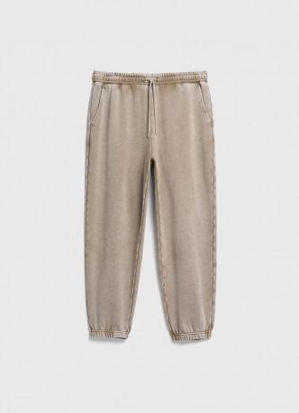 Трикотажные джоггеры с эффектом стирки