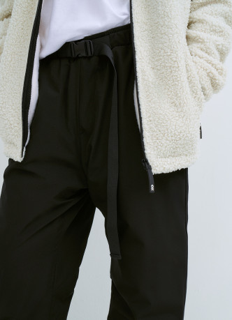 Утеплённые брюки с поясом для мальчиков