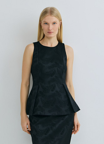 Топ-корсет из жаккарда