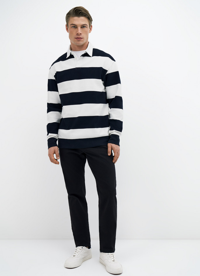 Базовые брюки «5 карманов» из твила