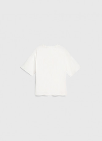 Футболка оверсайз с принтом для девочек