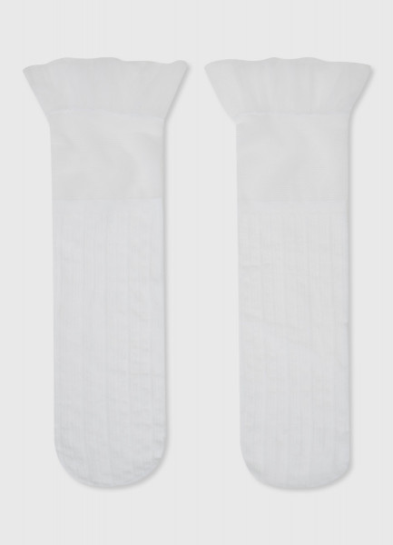 Тонкие ажурные носки, Белый O`Stin LN6656O02-02