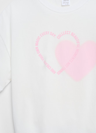 Футболка с принтом для девочек