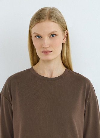 Платье-футболка из вискозы