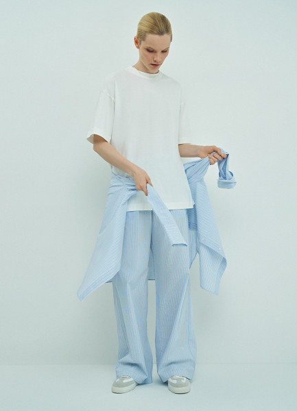 Базовая футболка оверсайз Белый 999₽