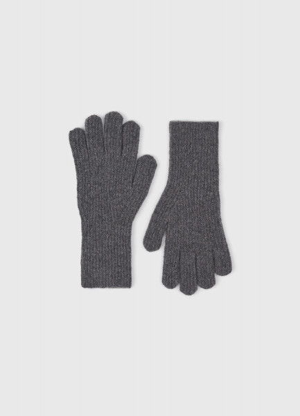 

Вязаные перчатки, Серый