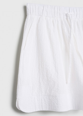 Шорты пижамные из ткани с жатым эффектом