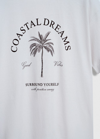 Футболка с цветочным принтом