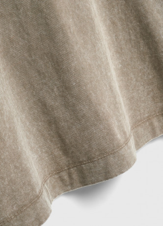 Базовая футболка с эффектом стирки