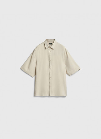 Рубашка из вискозы с коротким рукавом