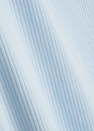 Поло в рубчик с коротким рукавом