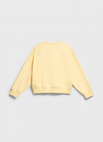 Свитшот с объёмным принтом для девочек