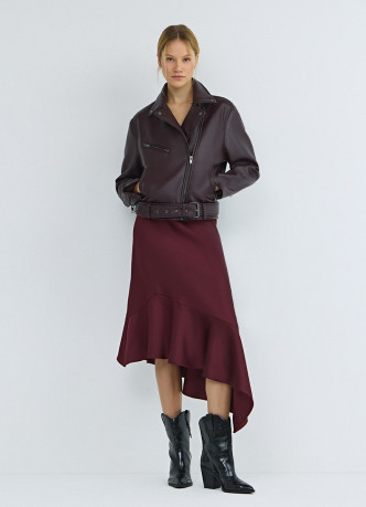 Куртка из искусственной кожи