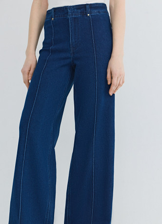 Широкие джинсы со стрелками