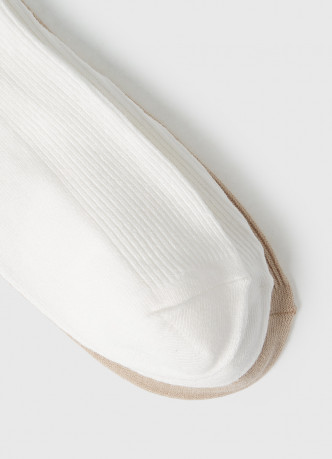 Короткие носки в рубчик для девочек, 3 пары