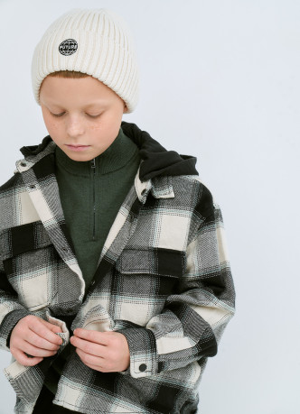 Куртка-рубашка с капюшоном для мальчиков