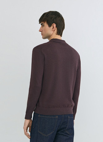 Поло с длинным рукавом