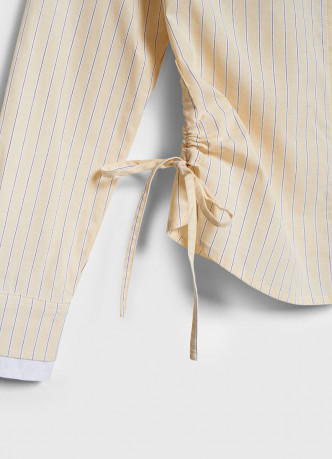 Рубашка с утяжкой по бокам для девочек