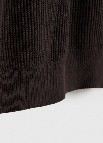 Текстурное вязаное поло