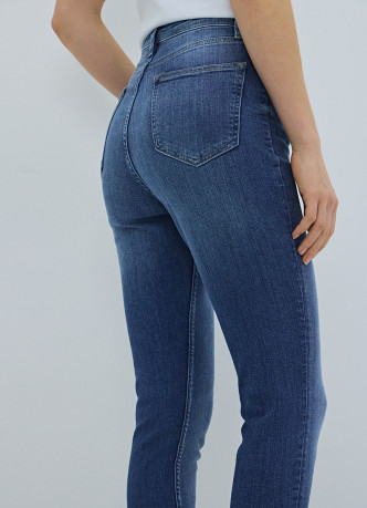 Джинсы Skinny с высокой посадкой