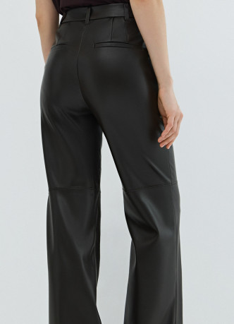 Брюки из искусственной кожи