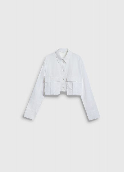 Укороченная рубашка для девочек Белый 2399₽