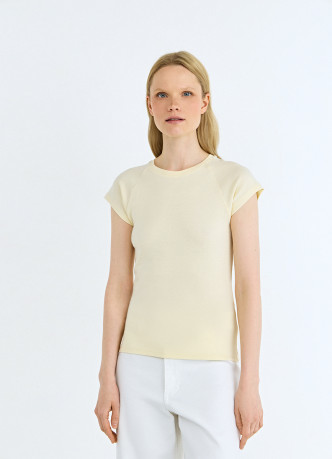 Приталенная футболка из хлопка