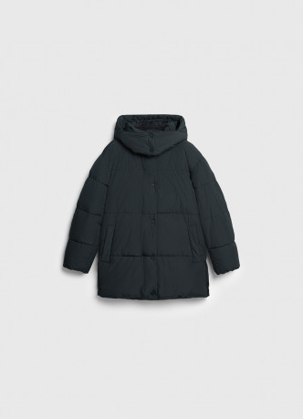 Утеплённая куртка с капюшоном