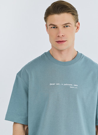 Футболка с текстовым принтом