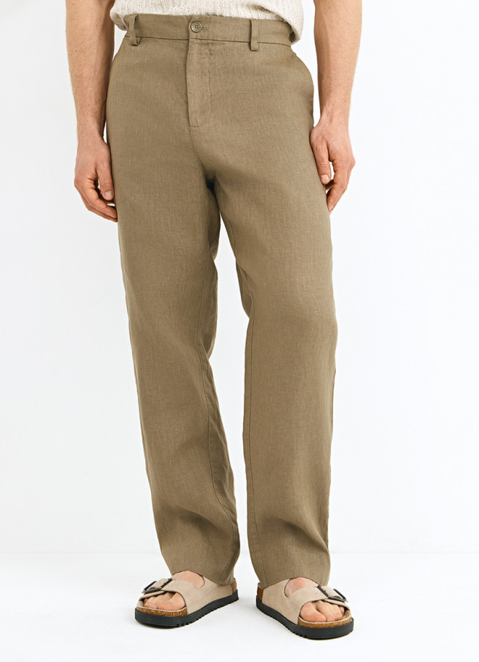 Брюки изо льна