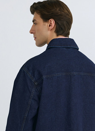 Джинсовая куртка-рубашка