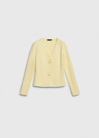 Кардиган с пуговицами в виде цветов