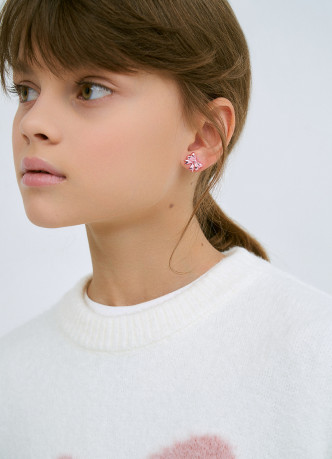 Вязаный джемпер для девочек