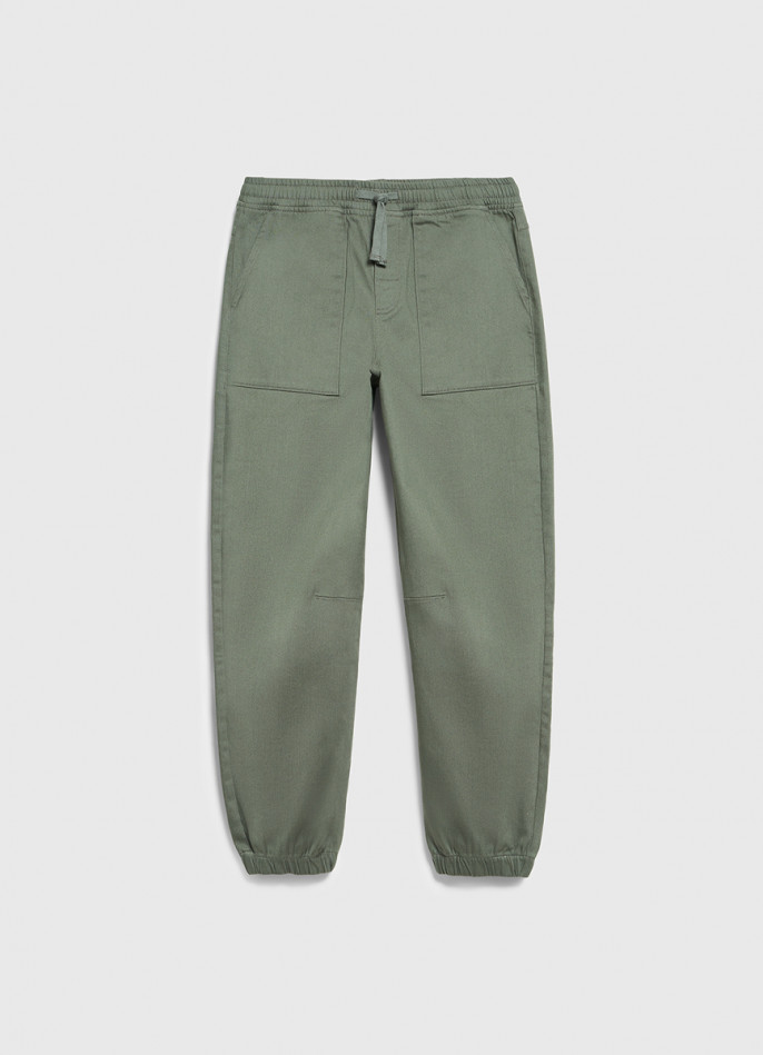 Брюки с эластичным поясом для мальчиков