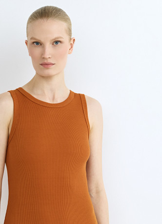 Платье-майка из трикотажа