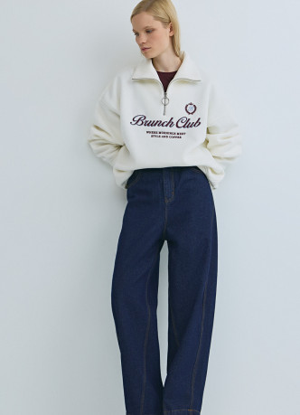 Джинсы Barrel с высокой посадкой