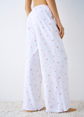 Брюки пижамные из трикотажа пуантель